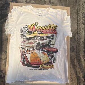 Chemistry White Short Sleeve Tee with Vibrant Graphic